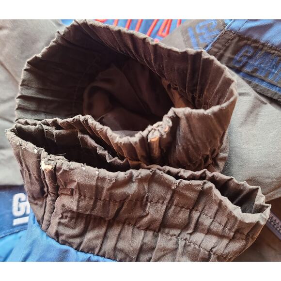 New York Giants 90s PROPLAYER puffer HELMET Tape jacket S black blue NFL vintage - Picture 7 of 8